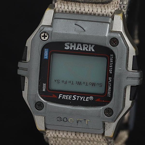 フリースタイル QZ シャーク 901 デジタル文字盤 スクエア メンズ/レディース腕時計 2000...