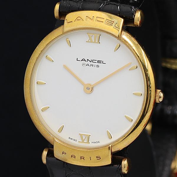 保/箱付 稼動 ランセル QZ 白文字盤 メンズ腕時計 OGH 2000000 NSK