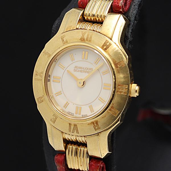 稼働 ジャンルイス QZ アイボリー文字盤 JS7804 レディース腕時計 2000000 NSK ...