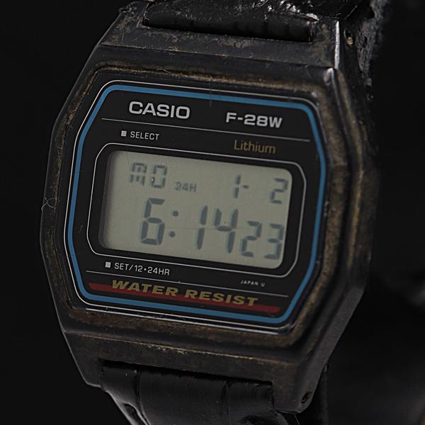 稼働 カシオ QZ F+-28W デジタル文字盤 メンズ腕時計 2000000 NSK KMR