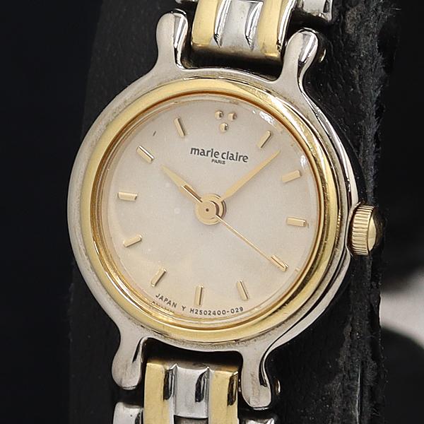 稼動 マリクレール QZ ゴールド文字盤 H25240-00 レディース腕時計 OGH 200000...