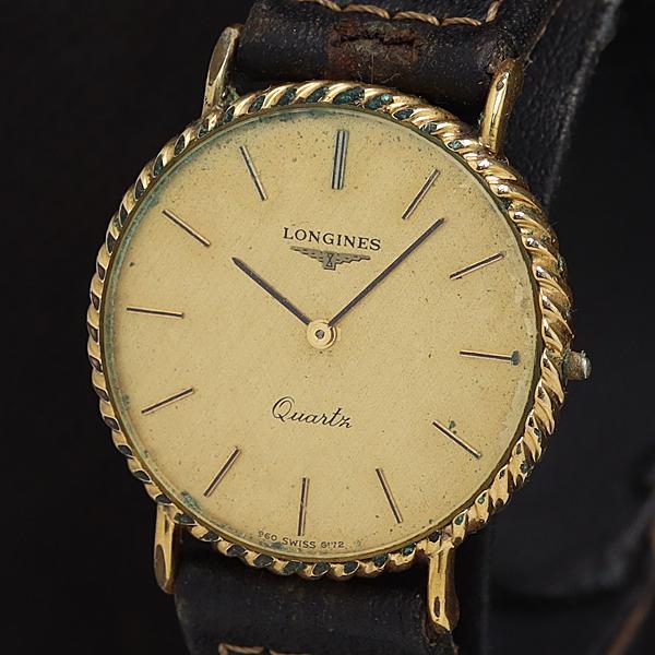 ロンジン ヴィンテージ 19S19339 QZ ゴールド文字盤 レディース腕時計 AOY 20000...