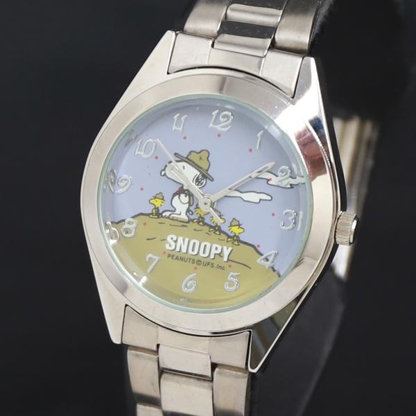 稼働 QZ 良品 ピーナッツ スヌーピー キャラクター文字盤 レディース腕時計 2000000 NS...