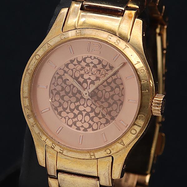 コーチ CA.87.7.34.0910 QZ ブラウン文字盤 メンズ腕時計 2000000 NSK ...