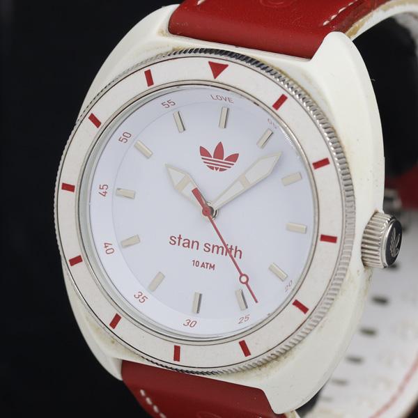 アディダス スタンスミス ADH9088 QZ 白文字盤 メンズ腕時計 KRH 2000000 NS...