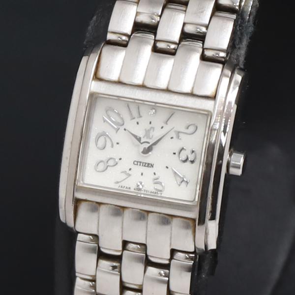 QZ シチズン クロスシー 4520-T008453 白文字盤レディース腕時計 腕時計 200000...