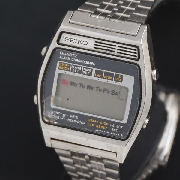 QZ セイコー アラームクロノ A158-5040 デジタル文字盤 レディース腕時計 2000000...