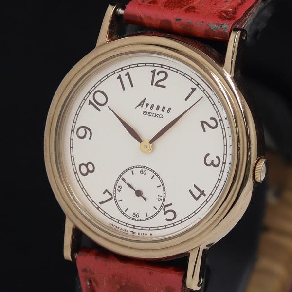 セイコー アベニュー 2G28-6100 QZ シルバー文字盤 メンズ腕時計 KRH 2000000...