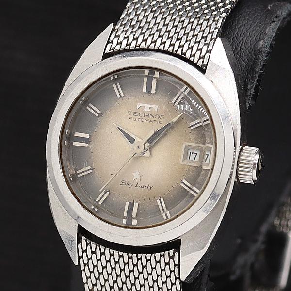 ラドー スカイラディ AT/自動巻 ブラウン文字盤 レディース腕時計 2000000 NSK MST