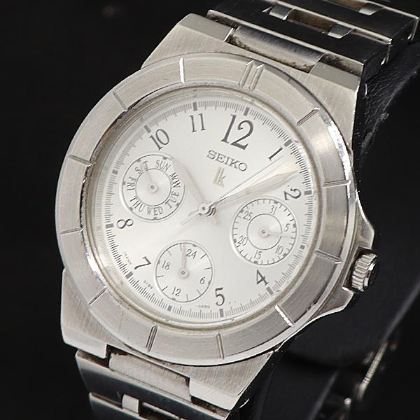 セイコー ルキア 5Y89-0B20 QZ ホワイト文字盤 レディース腕時計 2000000 NSK...