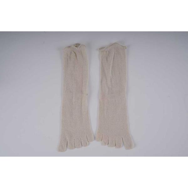 重ね履きソックス 生成り 21-23cm 24-26cm