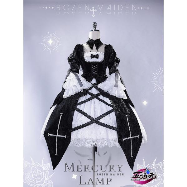 ICOS　ローゼンメイデン　コスプレ　水銀燈　衣装　※ウィッ グ　靴　追加可
