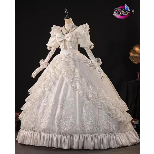 江南猫次　第五人格　IdentityV　コスプレ　血の女王　約束された日　花嫁マリー　衣装　パニエ付...