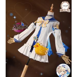 江南猫次 原神 ノエル コスプレ 衣装 ※ウィッ グ 鞋 追加可能 : 五次元