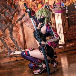 江南猫次 原神 ノエル コスプレ 衣装 ※ウィッ グ 鞋 追加可能 : 五次元