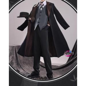 三分妄想 文豪ストレイドッグス 十周年 太宰治 コスプレ 通常衣装 : 五
