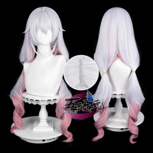 三分妄想 崩壊3rd エリシア コスプレ 真我・人の律者 ウィッグ : 五