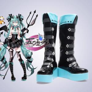 猫屋小舗 ボーカロイド 初音ミク コスチューム 通常V 靴 : 五次元