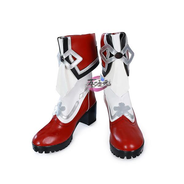 五次元　原神　コスプレ　胡桃　残雪に咲く紅　海灯祭　靴