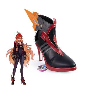 五次元 原神 コスプレ 胡桃 残雪に咲く紅 海灯祭 靴 : 五次元 - 通販