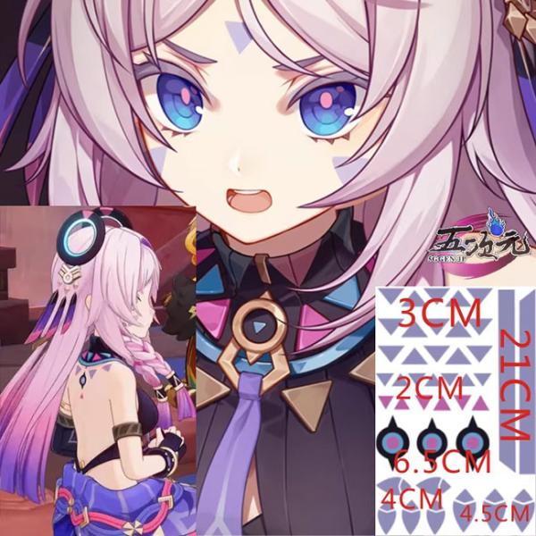 五次元　原神　シトラリ　コスプレ　タトゥーシール