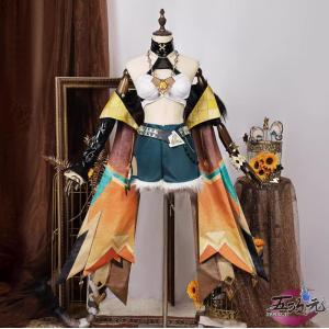 原神　コスプレ　夜蘭　静謐の饗宴　新衣装 新スキン 靴、ウィッグ付き フルセット 五次元 原神 コスプレ 夜蘭 静謐の饗宴 スキン衣装 ※ウィッグ 靴