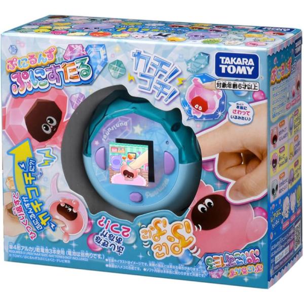 タカラトミー ぷにるんず ぷにすたる クリアブルー 育成 ペット 携帯液晶ゲーム機 タッチ ぷにぷに...