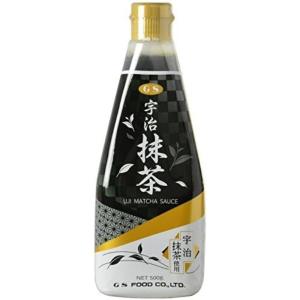 ジーエスフード 抹茶ソース 500g チューブ リッチ トッピング シロップ 美味しい 和風 製菓材料 フレーバー お菓子 デザート みつ豆 わらび餅 カステラ