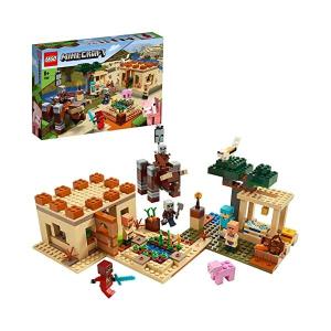 レゴ LEGO マインクラフト 21160 イリジャーの襲撃 冒険 フィギュア かっこいい スケルトン オオカミ キツネ キャンプファイヤー セット｜5gram