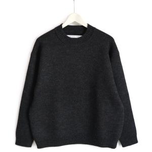 HERMES / ニット・セーター(厚手)/L/カシミア/GRY/無地// HERMES◇ニット・セーター(厚手)/L/カシミア/GRY// : セカンド