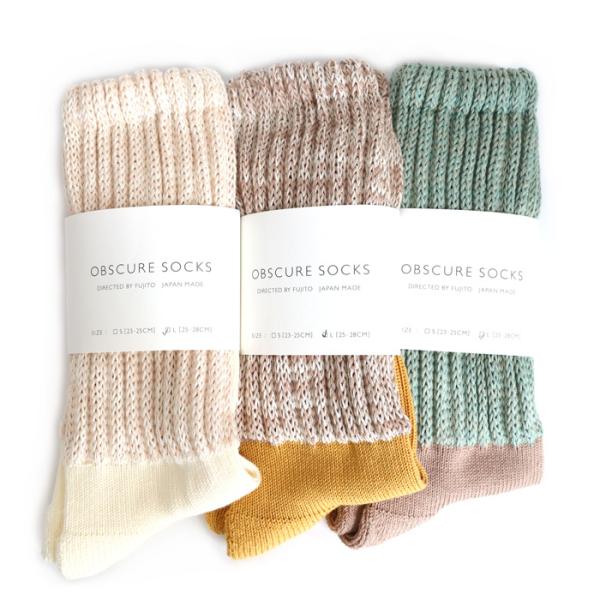 OBSCURE SOCKS（オブスキュア ソックス） “アカシア”　by FUJITO