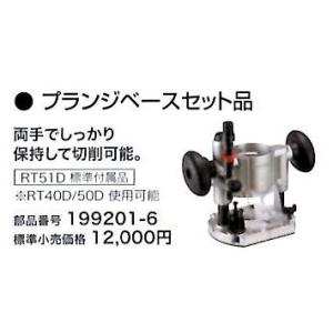マキタ(makita)  充電式トリマ用プランジベースセット品　199201-6