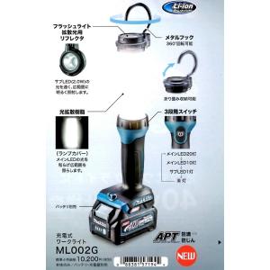 Makita ML002Ｇ充電式ワークライト マキタ（makita） 充電式LEDワークライト ML002G (40Vバッテリ用