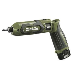 マキタ（makita）　充電式ペンインパクトドライバ　TD022DSHXO　オリーブ　7.2V　1.5Ah　　＜バッテリー2個・充電器・アルミケース付＞