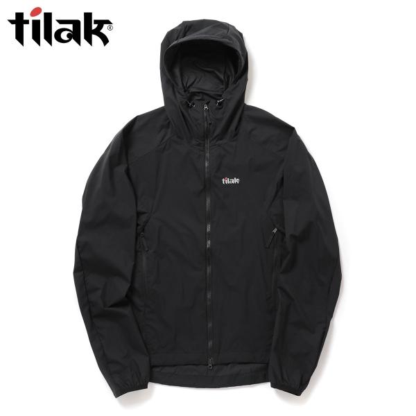 ティラック ティンドジャケット ブラック メンズ 軽量 撥水 防風 アウトドア tilak Tind...