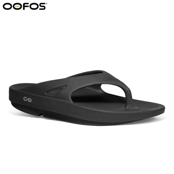 10%OFF ウーフォス オリジナル ブラック メンズ レディース 人気 ビーチサンダル トングサン...