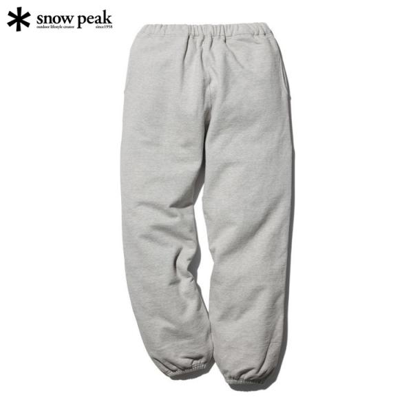 10%OFF スノーピーク リサイクルコットン スウェットパンツ メンズ グレー ジョガーパンツ s...