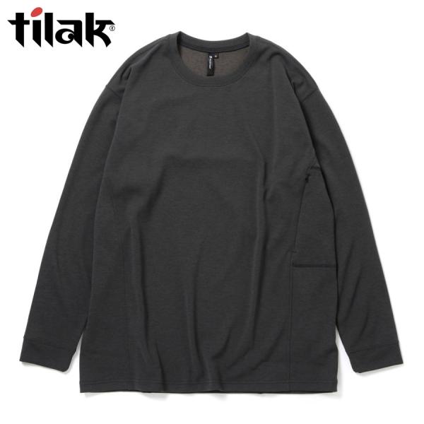 ポイント10% ティラック デルティーロングスリーブ ロンT 長袖Tシャツ メンズ アウトドア ti...