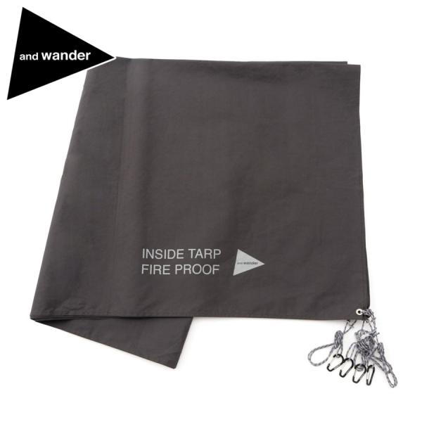20%OFF アンドワンダー アンドワンダーインサイドタープ キャンプ アウトドア 防炎加工 タープ...