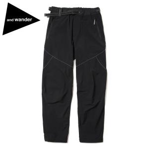 and wander（アンドワンダー） ポイント10% UVカットストレッチパンツ
