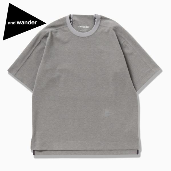 ポイント10% アンドワンダー ユーブイカットドライショートスリーブティー Tシャツ 紫外線カット ...