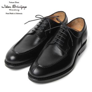 20％OFF ジャランスリワヤ ユーチップ 革靴 フォーマル靴 ビジネスシューズ JALAN SRIWIJAYA Uチップ Calf Black 99030-BK｜5TH