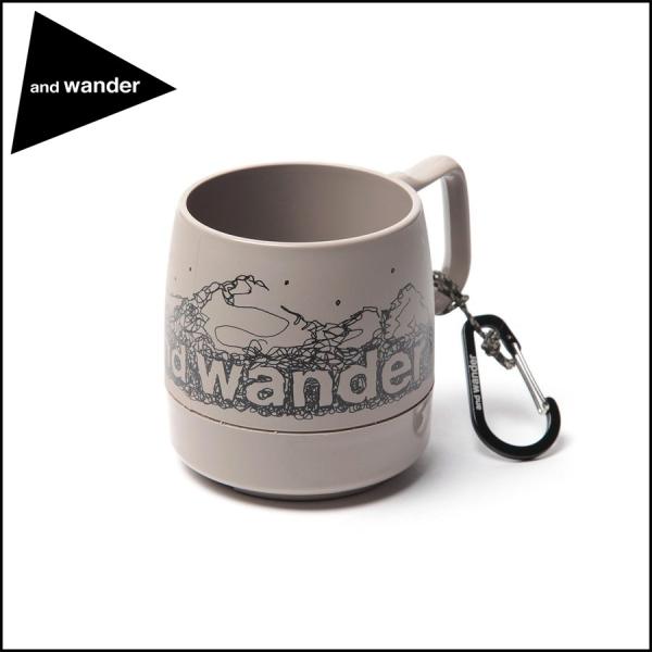 ポイント10% アンドワンダー アンドワンダーダイネックス コップ and wander and w...