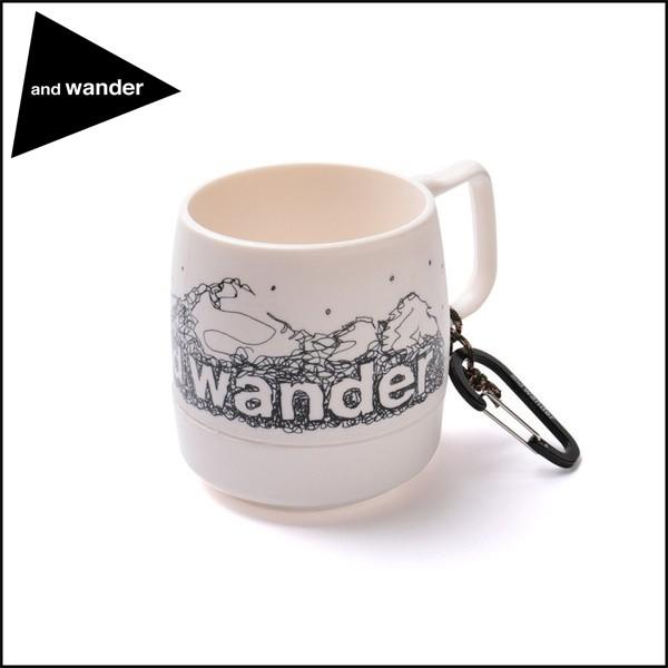 ポイント10% アンドワンダー ダイネックス コラボ マグカップ コップ and wander DI...