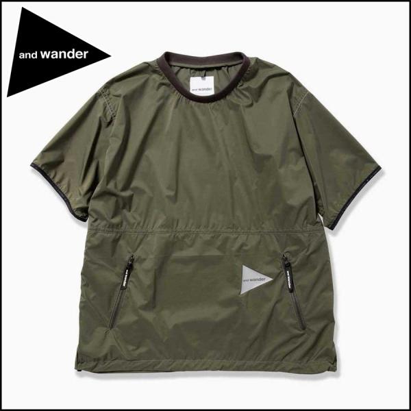 ポイント10% アンドワンダー パーテックスウィンドティー ティーシャツ カットソー and wan...