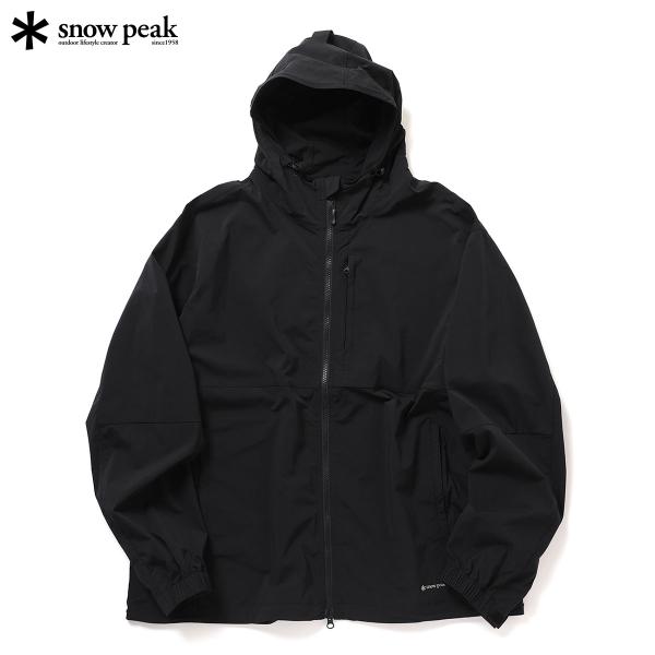 ポイント10% スノーピーク ニュースタンダードユーティリティパーカ ブラック メンズ 軽量 撥水 ...