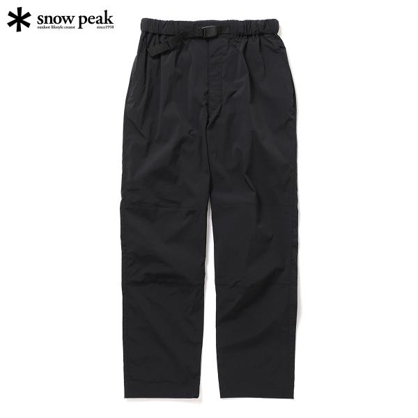 ポイント10% スノーピーク ニュースタンダードユーティリティパンツ ブラック メンズ 軽量 撥水 ...