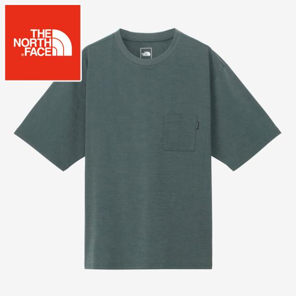 10％OFF ザ ノース フェイス ショートスリーブエアリーポケットティー スプルースグリーン Tシ...