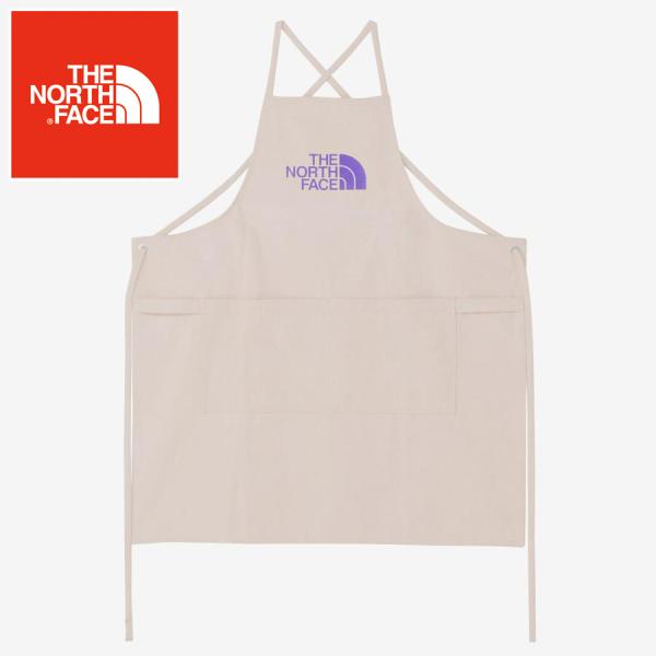 20%OFF ザ ノースフェイス ロゴエプロン NU ナチュラル×TNFパープル アウトドア 男女兼...