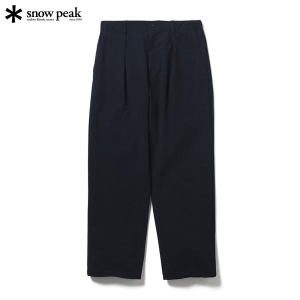 スノーピーク アクティブコンフォートワイドパンツ ブラック メンズ オンオフ兼用 ストレッチ sno...